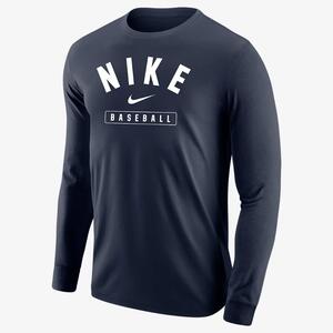 Nike Baseball Men&#039;s Long-Sleeve T-Shirt M12333P333-NVY
