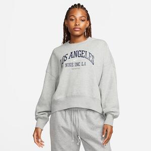 Nike Sportswear Phoenix Fleece Women&#039;s Over-Oversized Crew-Neck Graphic Sweatshirt FQ6232-063