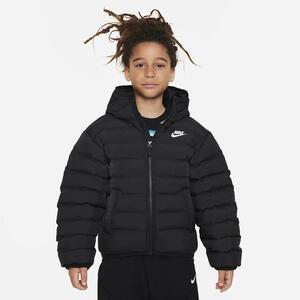 Nike Sportswear Lightweight Synthetic Fill Big Kids&#039; Loose Hooded Jacket FD2845-010