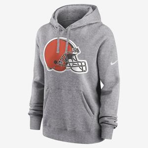 Nike Logo Club (NFL Cleveland Browns) Women&#039;s Pullover Hoodie 00Z506G93-D9C