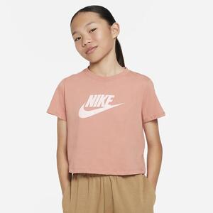 Nike Sportswear Big Kids&#039; (Girls&#039;) Cropped T-Shirt DA6925-618