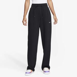 Nike Dri-FIT One Women&#039;s High-Waisted Full-Length Open-Hem French Terry Sweatpants FB5581-010