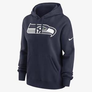 Nike Logo Club (NFL Seattle Seahawks) Women&#039;s Pullover Hoodie 00Z541S78-D9C