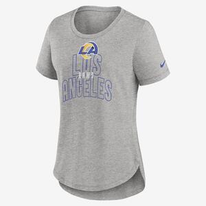 Nike Fashion (NFL Los Angeles Rams) Women&#039;s T-Shirt NKMV06G95-06A