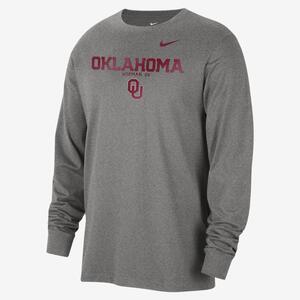 Oklahoma Men&#039;s Nike College Crew-Neck Long-Sleeve T-Shirt FN6086-063