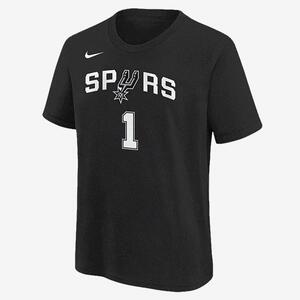 Victor Wembanyama San Antonio Spurs Icon Edition Big Kids&#039; Nike NBA T-Shirt 9Z2B7BCMW-WEM