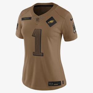 Jalen Hurts Philadelphia Eagles Salute to Service Women&#039;s Nike Dri-FIT NFL Limited Jersey 01AW2EAF3R-N4H