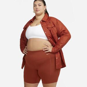Nike Universa Women&#039;s Medium-Support High-Waisted 8&quot; Biker Shorts with Pockets (Plus Size) DX3444-832