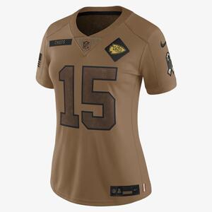 Patrick Mahomes Kansas City Chiefs Salute to Service Women&#039;s Nike Dri-FIT NFL Limited Jersey 01AW2EAF3G-RY0