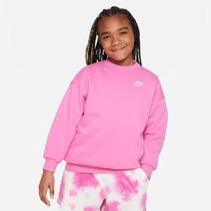Nike Sportswear Club Fleece Big Kids&#039; (Girls&#039;) Oversized Sweatshirt FD2923-675