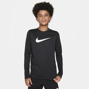 Nike Dri-FIT Legend Big Kids&#039; Long-Sleeve Training T-Shirt DX1194-010