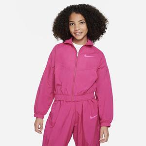 Nike Sportswear Big Kids&#039; (Girls&#039;) Woven Jacket FB1267-615
