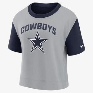 Nike Fashion (NFL Dallas Cowboys) Women&#039;s High-Hip T-Shirt NKZZ447M7RD-06V