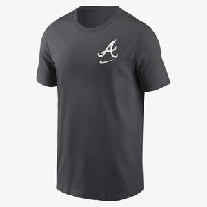 Atlanta Braves Logo Sketch Bar Men&#039;s Nike MLB T-Shirt N19906FAW-KDG