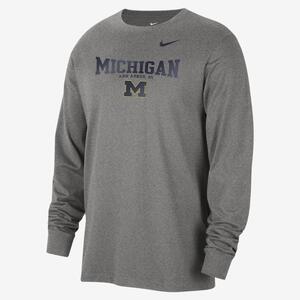 Michigan Men&#039;s Nike College Crew-Neck Long-Sleeve T-Shirt FN6079-063