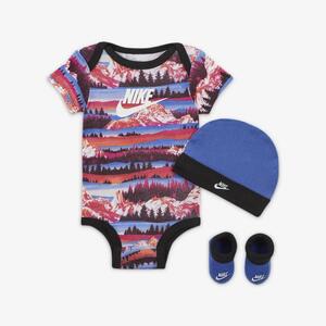 Nike Snow Day 3-Piece Boxed Set Baby 3-Piece Bodysuit Set NN1007-BGV