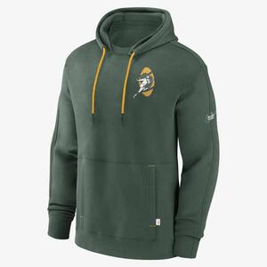 Green Bay Packers Layered Logo Statement Men&#039;s Nike NFL Pullover Hoodie NKGY063K7TV-99H