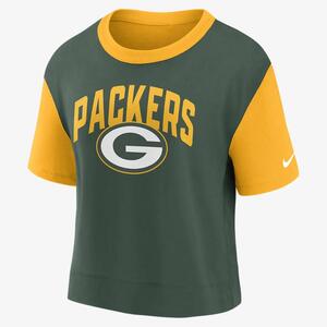 Nike Fashion (NFL Green Bay Packers) Women&#039;s High-Hip T-Shirt NKZZ097K7T-06V