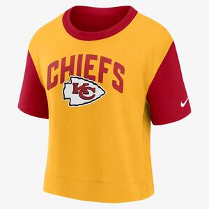 Nike Fashion (NFL Kansas City Chiefs) Women&#039;s High-Hip T-Shirt NKZZ080K7G-06V
