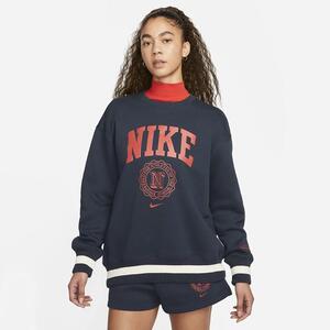 Nike Sportswear Phoenix Fleece Heritage Women&#039;s Oversized Crew-Neck Sweatshirt FN3831-454