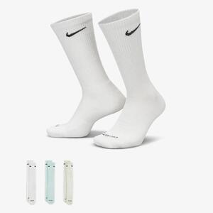 Nike Everyday Plus Cushioned Crew Socks (3 Pairs) FB9948-906