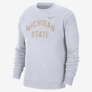 Michigan State Men&#039;s Nike College Crew-Neck Sweatshirt FJ8997-100