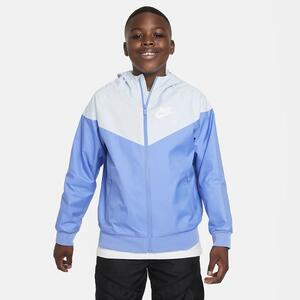 Nike Sportswear Windrunner Big Kids&#039; (Boys&#039;) Loose Hip-Length Hooded Jacket (Extended Size) DC0625-450