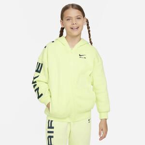 Nike Air Club Fleece Big Kids&#039; (Girls&#039;) Oversized Full-Zip Hoodie FD2960-736