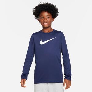 Nike Dri-FIT Legend Big Kids&#039; Long-Sleeve Training T-Shirt DX1194-411