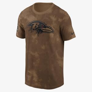 Baltimore Ravens Salute to Service Sideline Men&#039;s Nike NFL T-Shirt 010H2EAA23-YPX