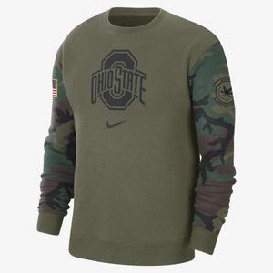 Ohio State Club Fleece Men&#039;s Nike College Crew-Neck Sweatshirt DZ8073-222