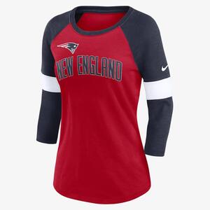Nike Pride (NFL New England Patriots) Women&#039;s 3/4-Sleeve T-Shirt NKZNEH958K-0Z5