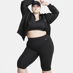 Nike Universa Women&#039;s Medium-Support High-Waisted Capri Leggings with Pockets (Plus Size) DX3435-010