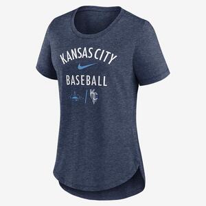 Nike City Connect (MLB Kansas City Royals) Women&#039;s T-Shirt NKMV44BROY-ANC