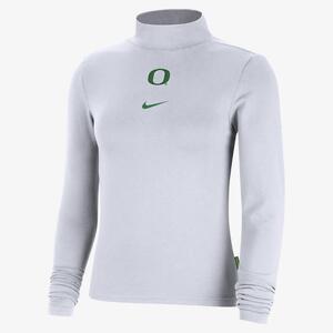 Oregon Essential Women&#039;s Nike College Long-Sleeve Mock Top FB1213-100