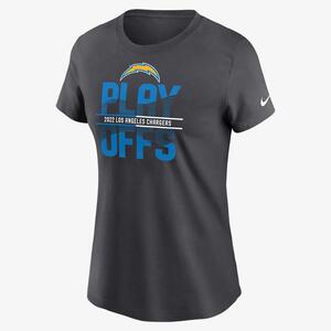 Nike 2022 NFL Playoffs Iconic (NFL Los Angeles Chargers) Women&#039;s T-Shirt NPAF06F97X-G0G