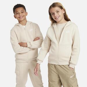 Nike Sportswear Club Fleece Big Kids&#039; Full-Zip Hoodie FD3004-126