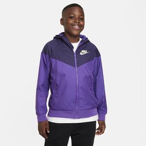 Nike Sportswear Windrunner Big Kids&#039; (Boys&#039;) Loose Hip-Length Hooded Jacket (Extended Size) DC0625-500