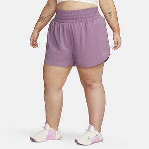 Nike Dri-FIT One Women&#039;s Ultra High-Waisted 3&quot; Brief-Lined Shorts (Plus Size) FD7839-536