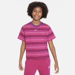 Nike Sportswear Essentials+ Big Kids&#039; (Girls&#039;) Boxy T-Shirt FJ6788-615