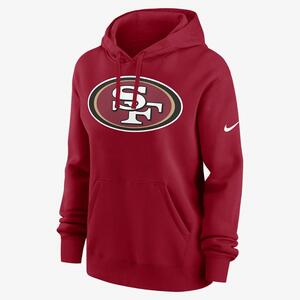 Nike Logo Club (NFL San Francisco 49ers) Women&#039;s Pullover Hoodie 00Z56DL73-D9C