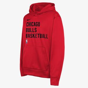 Chicago Bulls Big Kids&#039; Nike Dri-FIT NBA Pullover Hoodie 9Z2B7FGS6-CHI