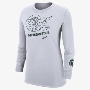 Michigan State Women&#039;s Nike College Long-Sleeve T-Shirt DZ4329-100
