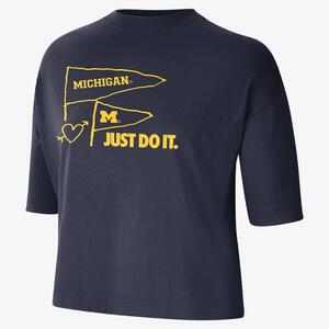 Michigan Women&#039;s Nike College T-Shirt DZ4271-419