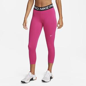 Nike Pro 365 Women&#039;s Mid-Rise Cropped Mesh Panel Leggings CZ9803-616