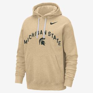 Michigan State Club Fleece Men&#039;s Nike College Pullover Hoodie FJ9198-252