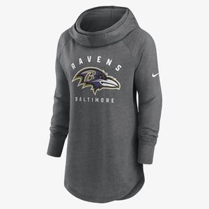 Nike Team (NFL Baltimore Ravens) Women&#039;s Pullover Hoodie NKZE07F8G-06G