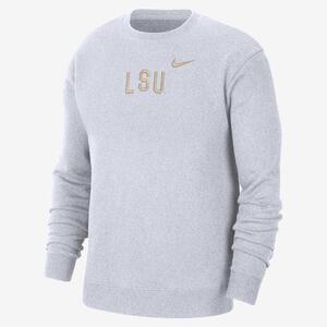 LSU Men&#039;s Nike College Crew-Neck Sweatshirt FJ8981-100