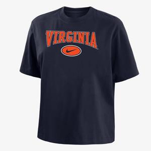 Virginia Women&#039;s Nike College Boxy T-Shirt W11122P750-VIR