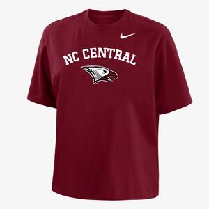 Nike College (North Carolina Central) Women&#039;s Boxy T-Shirt W11122P107H-NCC